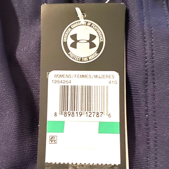 🌹Sale🌹 Under Armour Play Up Shorts 2.0 Dark Navy Women’s Size S 1264264 410 - Picture 4 of 4